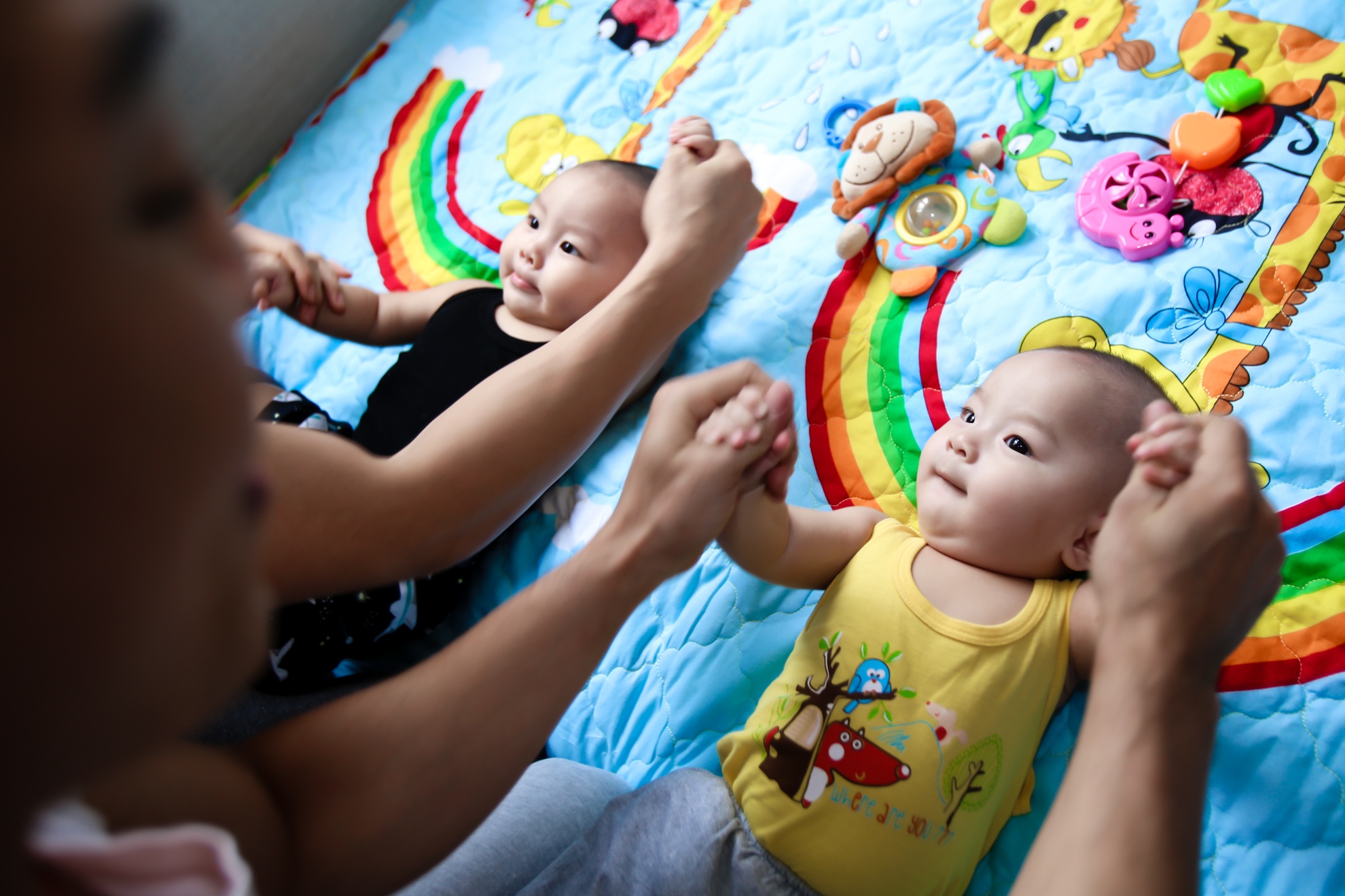 Quoc Co Quoc Nghiep tap xiec cho con trai anh 7