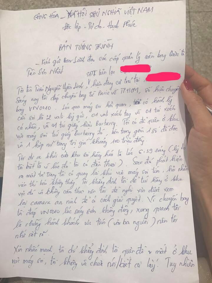 Uyen Linh bi mat do o san bay Tan Son Nhat anh 1