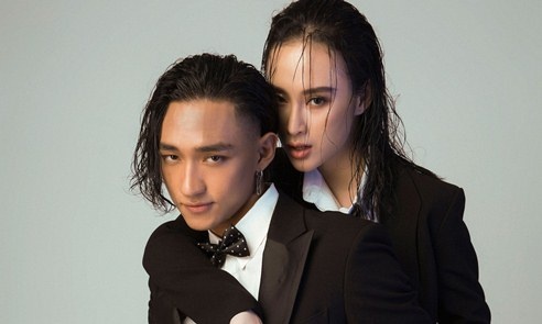 Angela Phuong Trinh va Huu Vi 'an com truoc keng' trong phim 'Glee' hinh anh