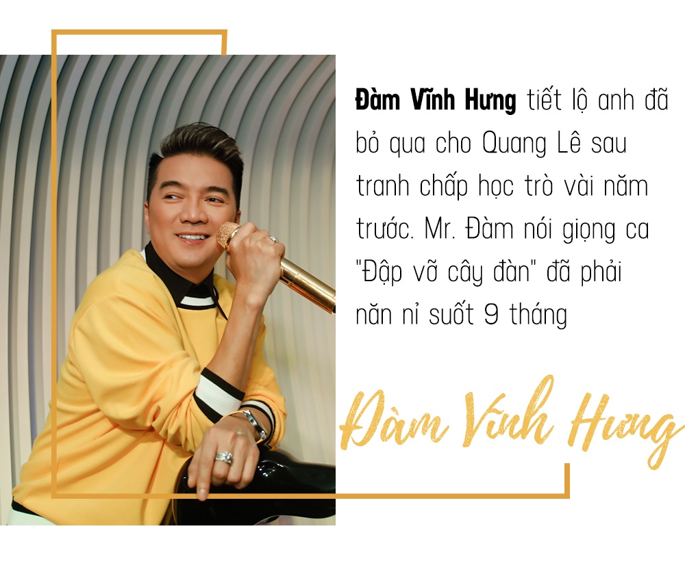 Dam Vinh Hung bo qua cho Quang Le anh 1