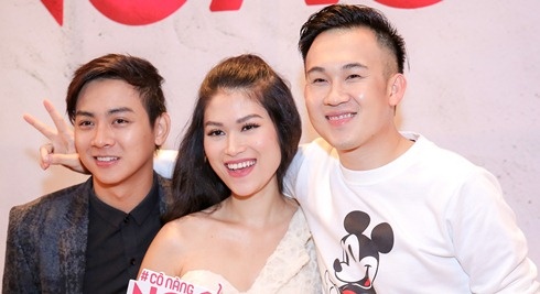 Clip Hoai Lam lan dau dong vai chinh phim dien anh Co nang ngo ngao hinh anh