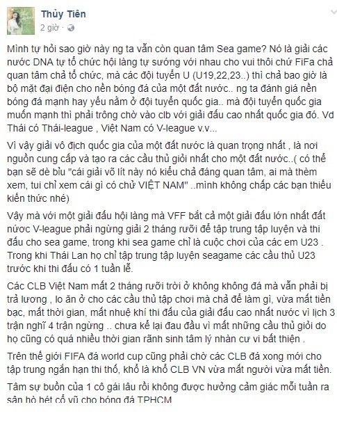 Thủy Tiên Seagames ảnh 1 Thuy Tien Seagames anh 1