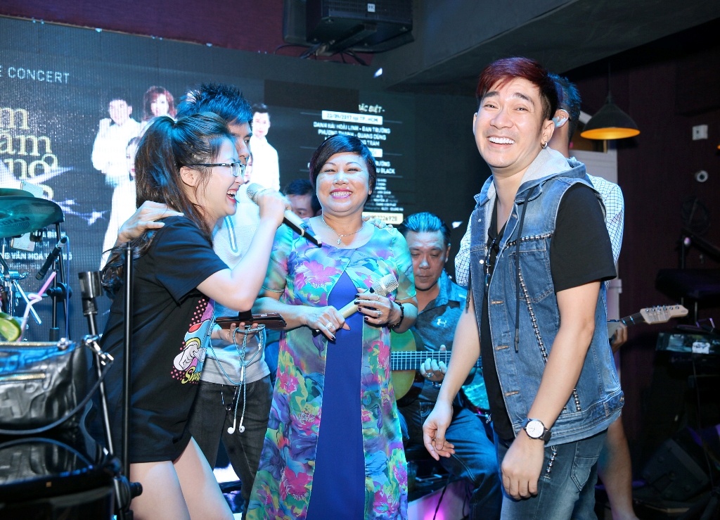 Huong Tram tap voi Quang Ha anh 3