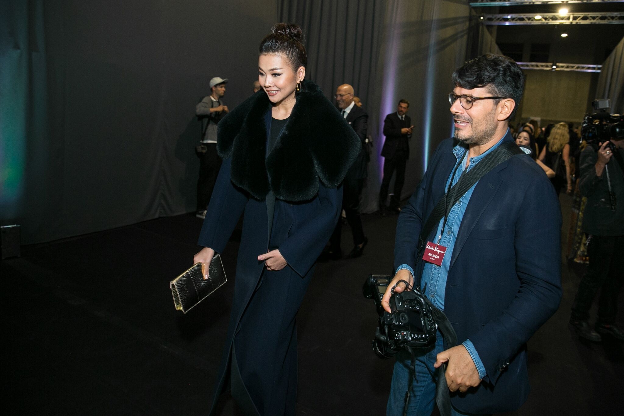 Thanh Hang ngoi hang dau o Milan fashion week anh 3