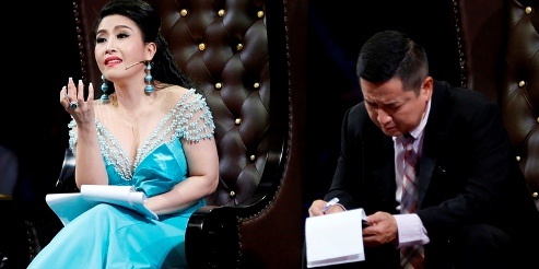 NSUT Chi Trung, Kieu Oanh nhac nho thi sinh vi bay to nhieu cam xuc hinh anh