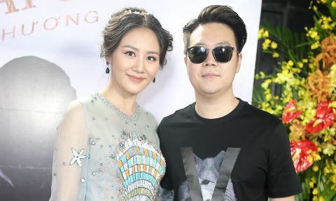 Ban trai cu Le Hieu den chuc mung Van Mai Huong ra mat MV moi hinh anh