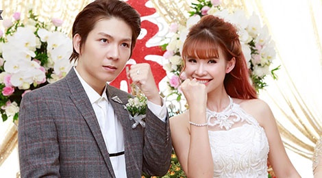 Khoi My va Kelvin Khanh bi mat cuoi sang nay hinh anh