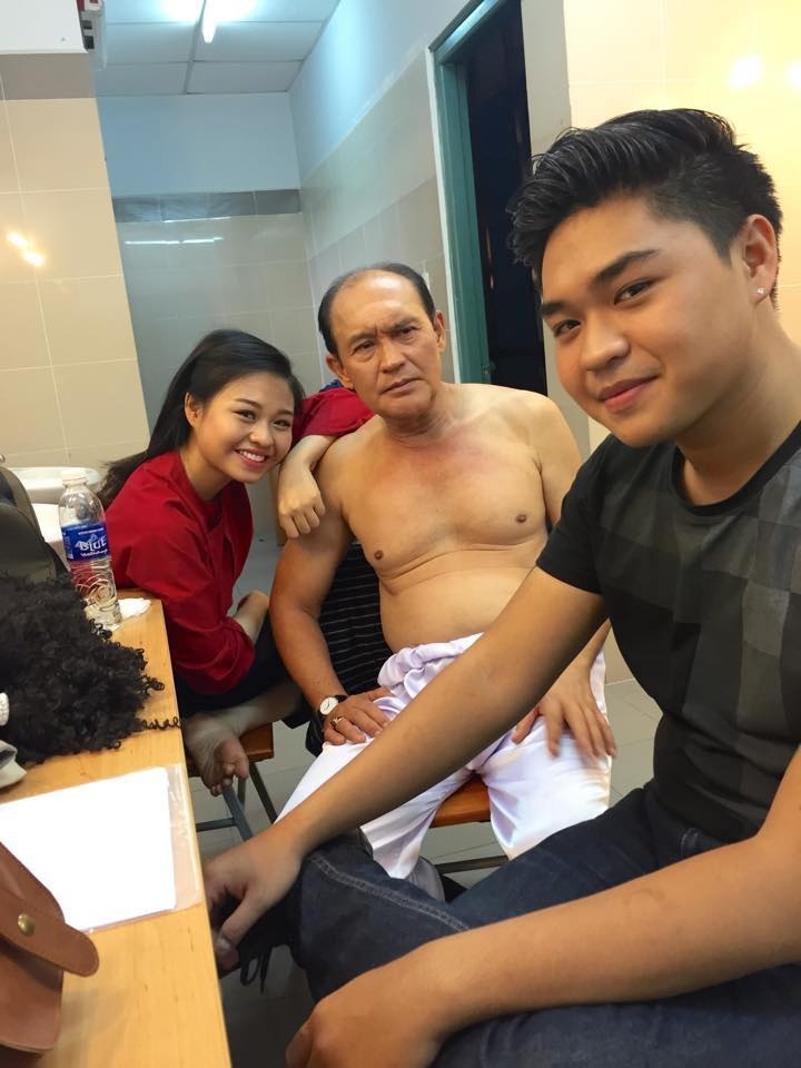 Con trai Le Giang bao ve cha Duy Phuong anh 1