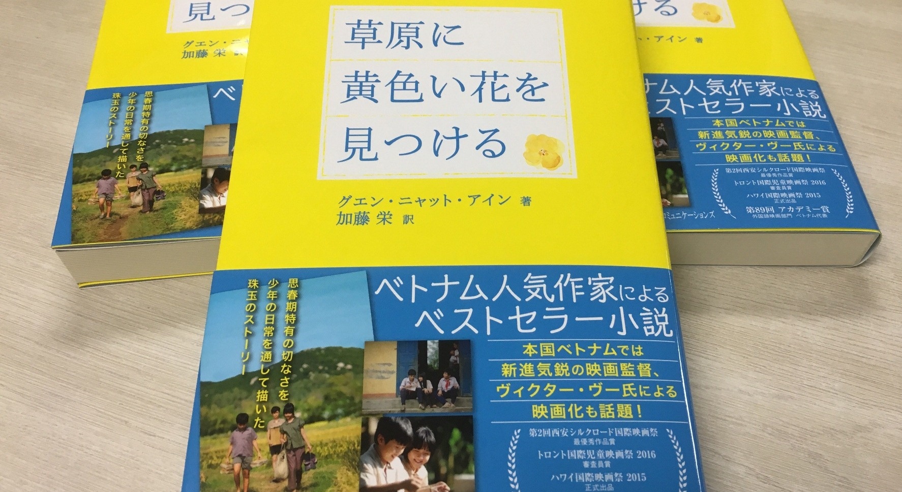 'Toi thay hoa vang tren co xanh' duoc dich sang tieng Nhat hinh anh