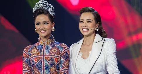 Hoa hau H'Hen Nie giup Kieu Ngan dang quang En vang 2017 hinh anh