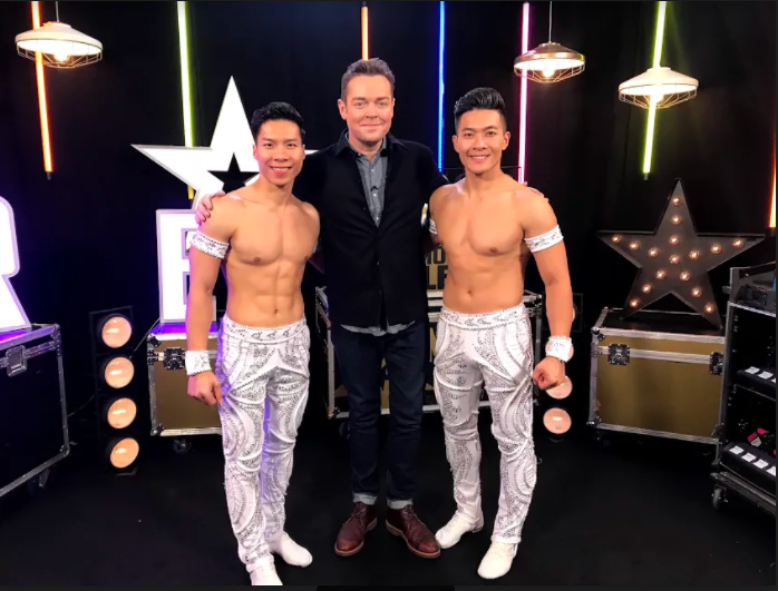 Quoc Co, Quoc Nghiep duoc 4 HLV chon khi thi Britain's Got Talent hinh anh