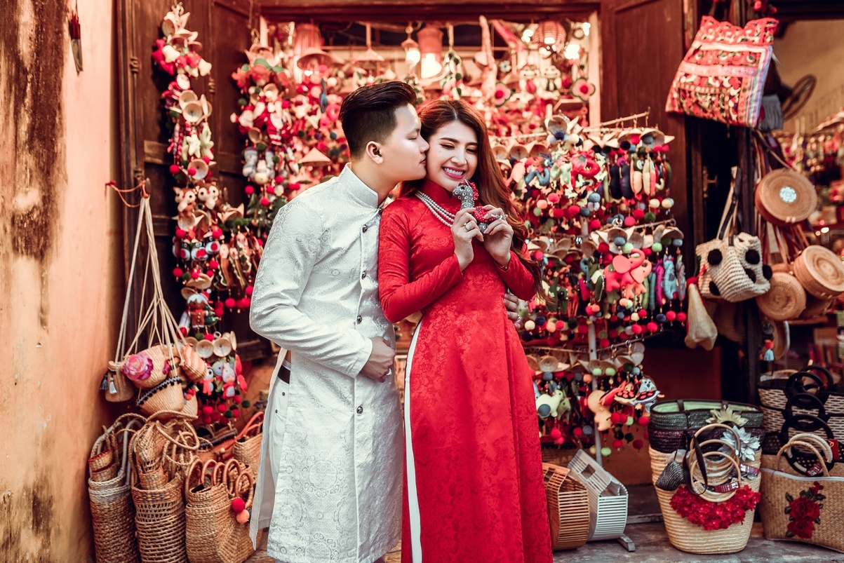 Anh cuoi cua ca si To Ny va chong phi cong anh 5