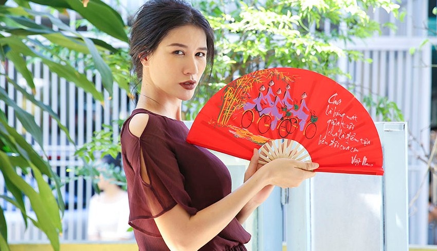 Trang Tran hoan le cuoi voi ong xa Viet kieu vi phim 'Yeu em bat chap' hinh anh