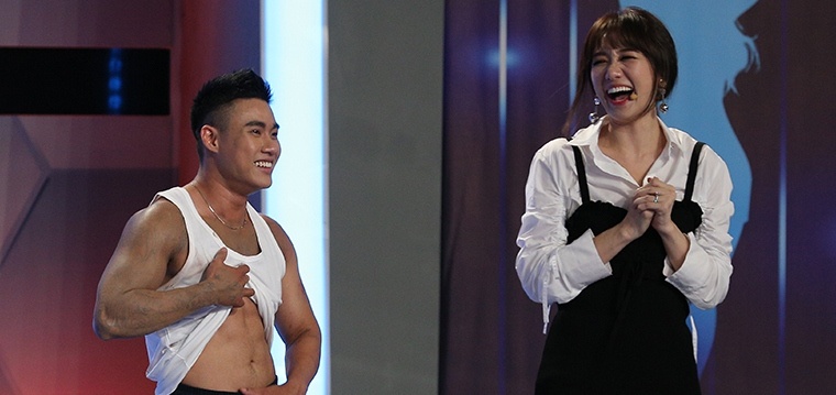 Hari Won che ngoai hinh cua Tran Thanh khong bang thi sinh chuyen gioi hinh anh