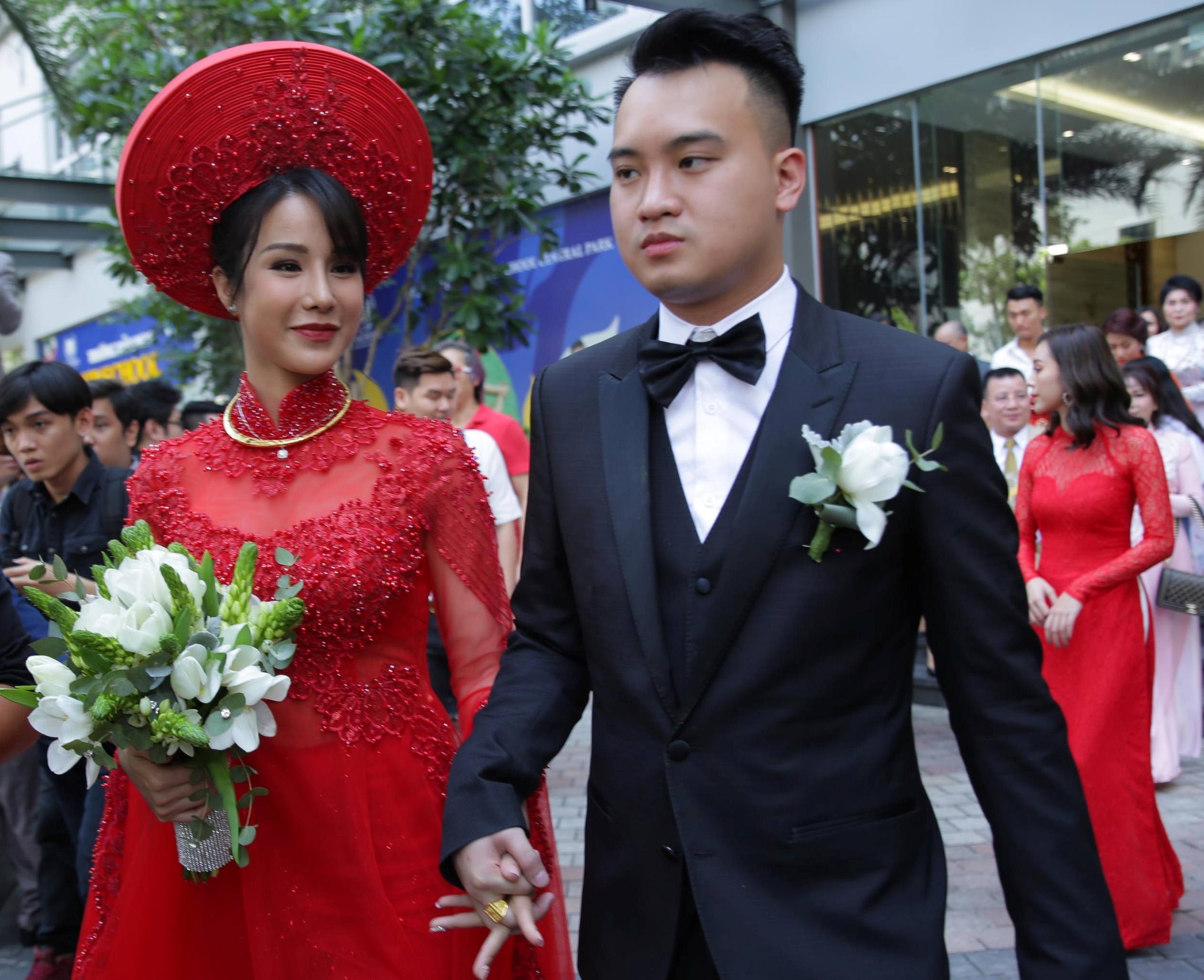 Dam cuoi Diep Lam Anh o Sai Gon anh 18