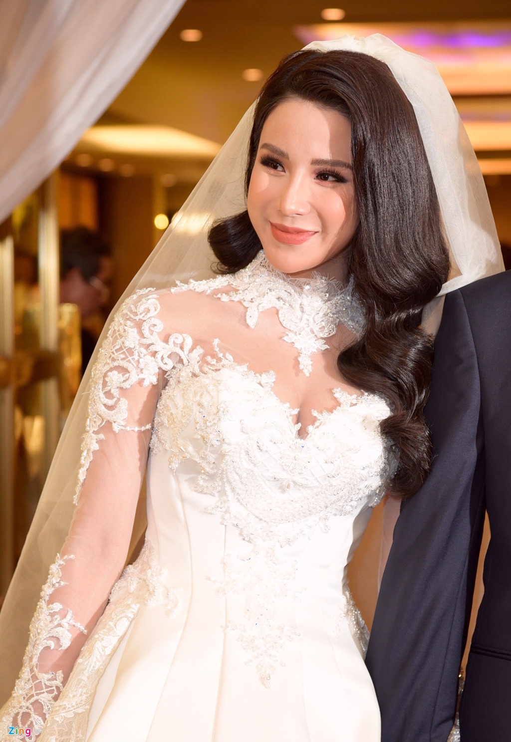 Dam cuoi Diep Lam Anh va thieu gia anh 3