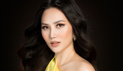 Dieu Linh du thi Nu hoang Du lich quoc te 2018 o Thai Lan hinh anh