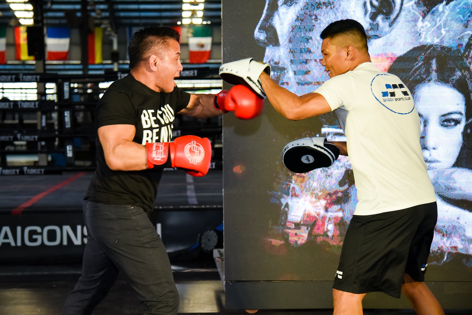 Cung Lê đấu võ ở sự kiện ảnh 5 Cung Le dau vo o su kien anh 5