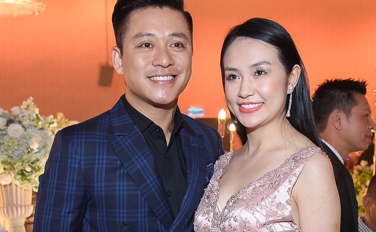 Tuan Hung, 'gai nhay' Minh Thu du dam cuoi cua ca si Lam Vu hinh anh