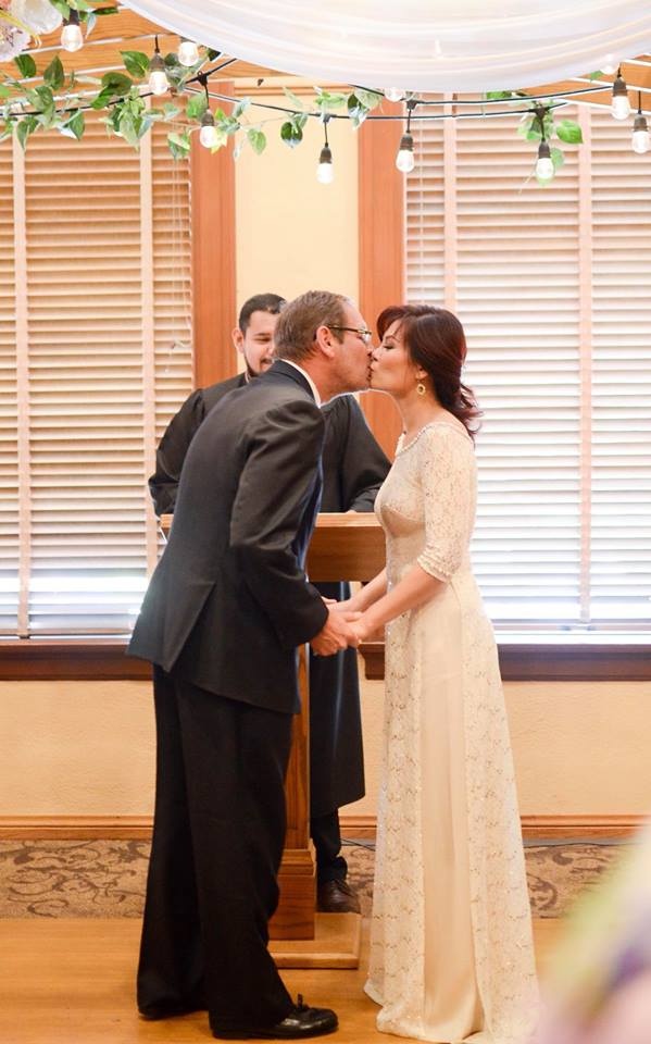 Ngọc Anh 3A kết hôn với chồng Tây ảnh 1 Ngoc Anh 3A ket hon voi chong Tay anh 1