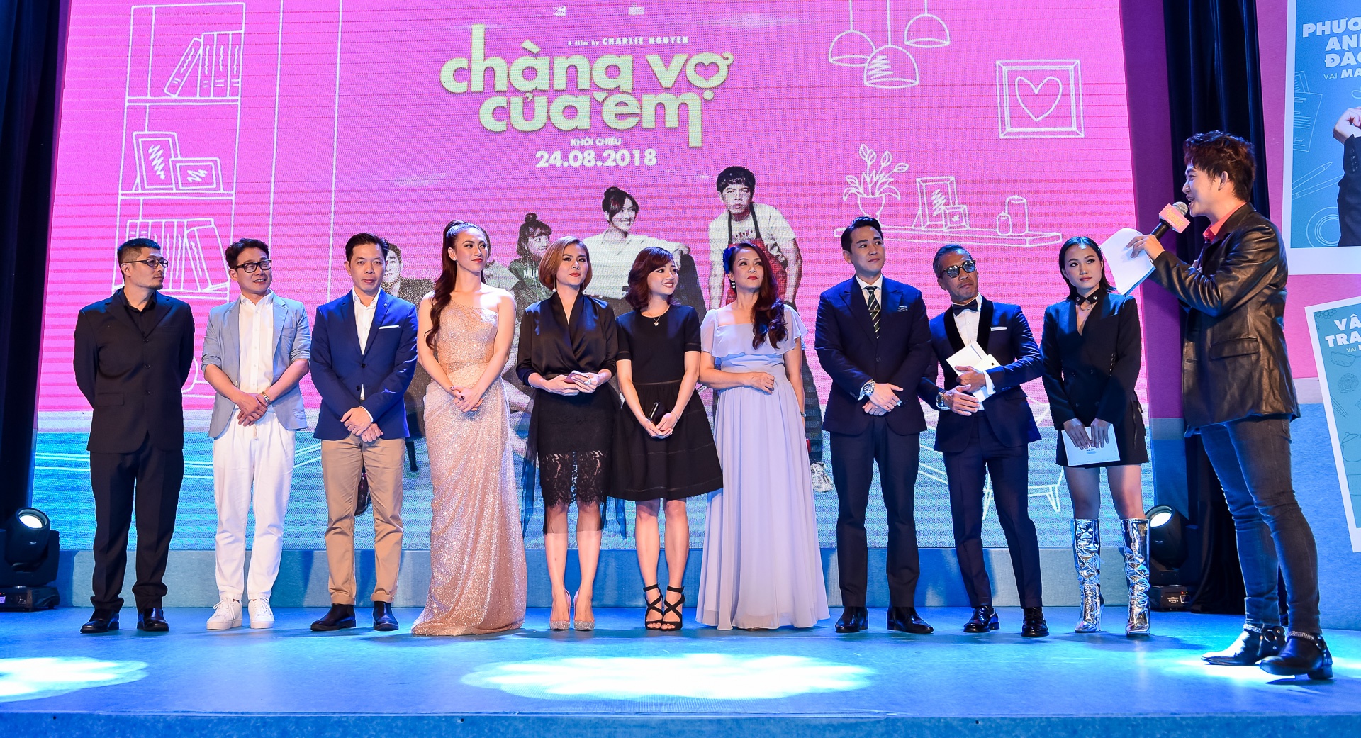 Johnny Tri Nguyen du ra mat phim Chang vo cua em anh 1