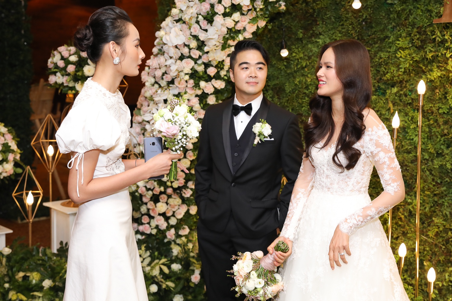 Dam cuoi Tuyet Lan va chong doanh nhan o Sai Gon anh 4