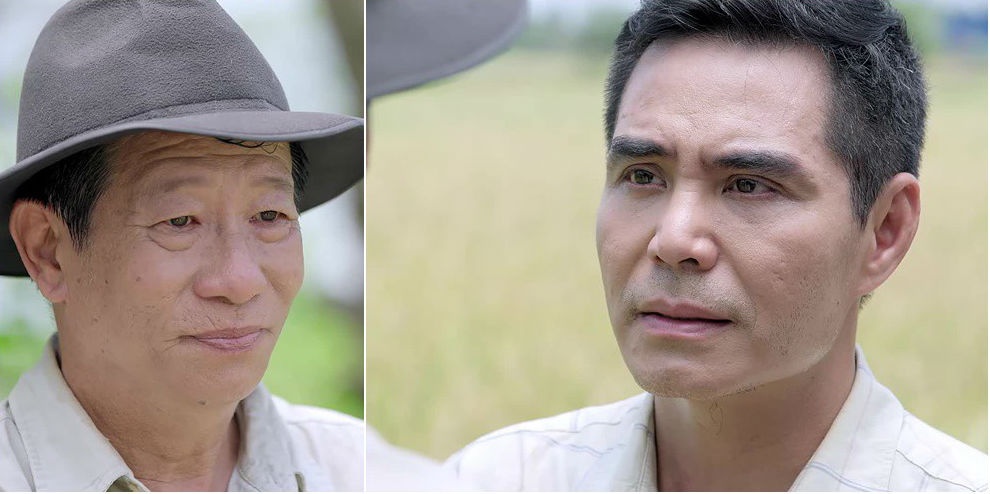 Hinh anh cuoi cua co nghe si Nguyen Hau trong 'Gao nep gao te' hinh anh
