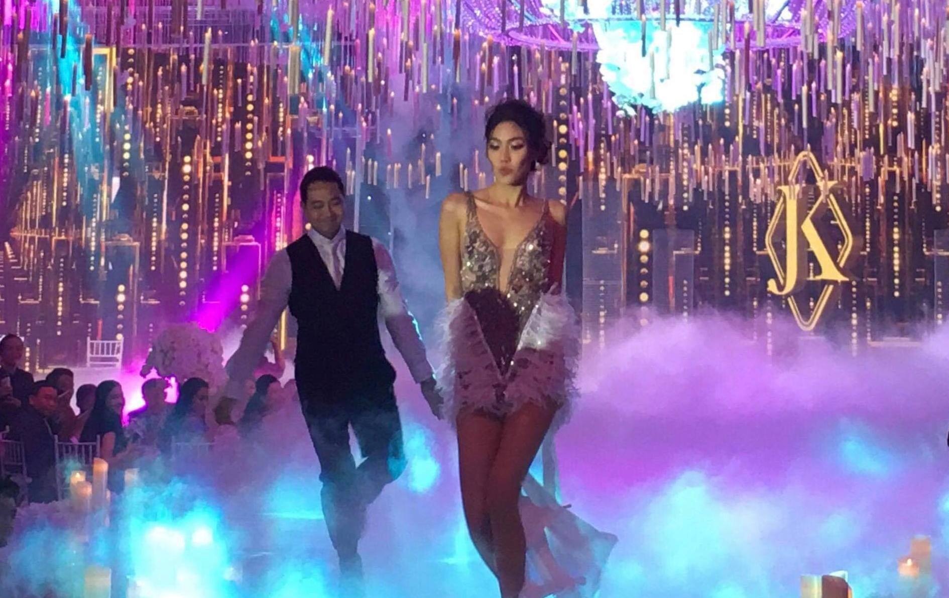 Lan Khue va ong xa doanh nhan nhay soi dong trong le cuoi hinh anh