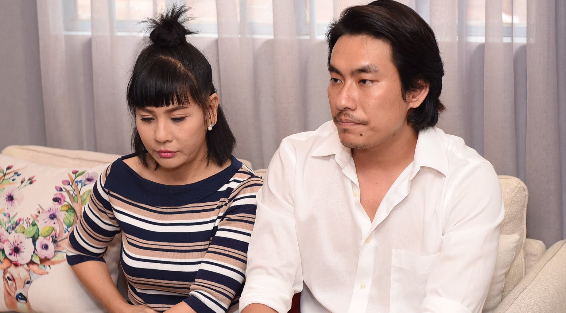 Cat Phuong khoc, Kieu Minh Tuan xin loi sau on ao 'yeu' An Nguy hinh anh