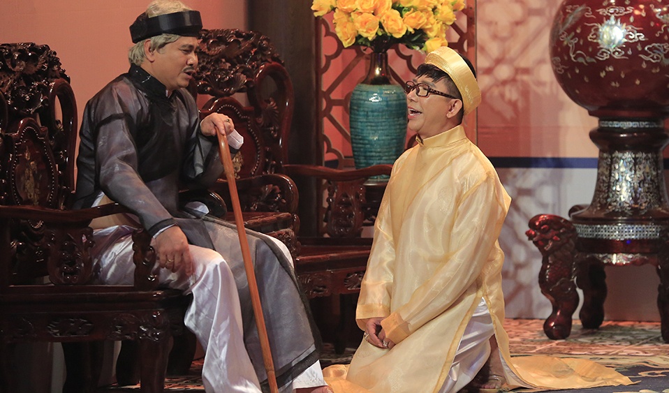 Hoai Linh xuc dong khi Long Nhat dien tinh cam gia dinh o On gioi hinh anh