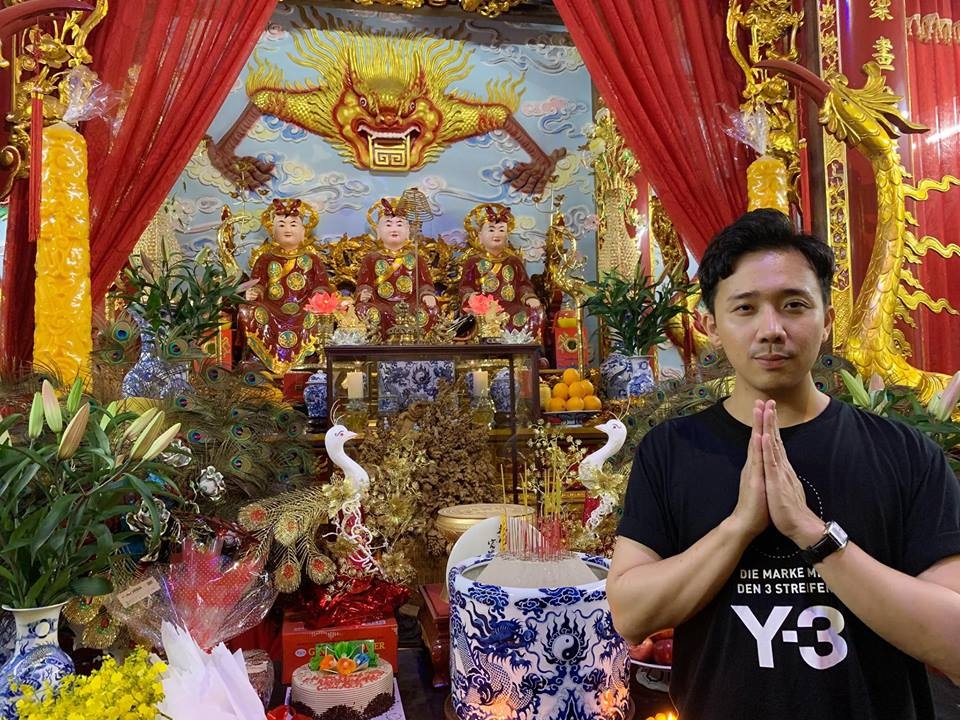 Tran Thanh du sinh nhat Hoai Linh anh 2