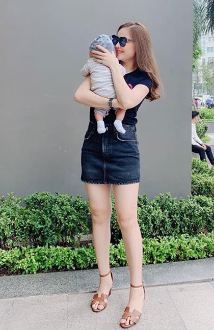 Giang Hồng Ngọc bị stress khi sinh con ở Mỹ ảnh 1 Giang Hong Ngoc bi stress khi sinh con o My anh 1