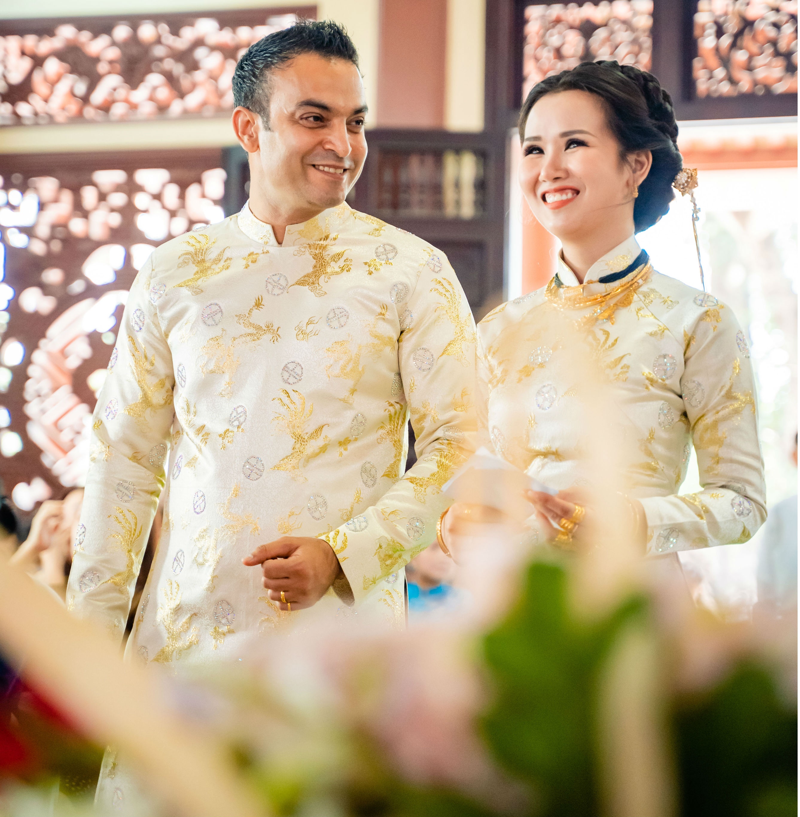 Vo Ha Tram cuoi doanh nhan An Do anh 1