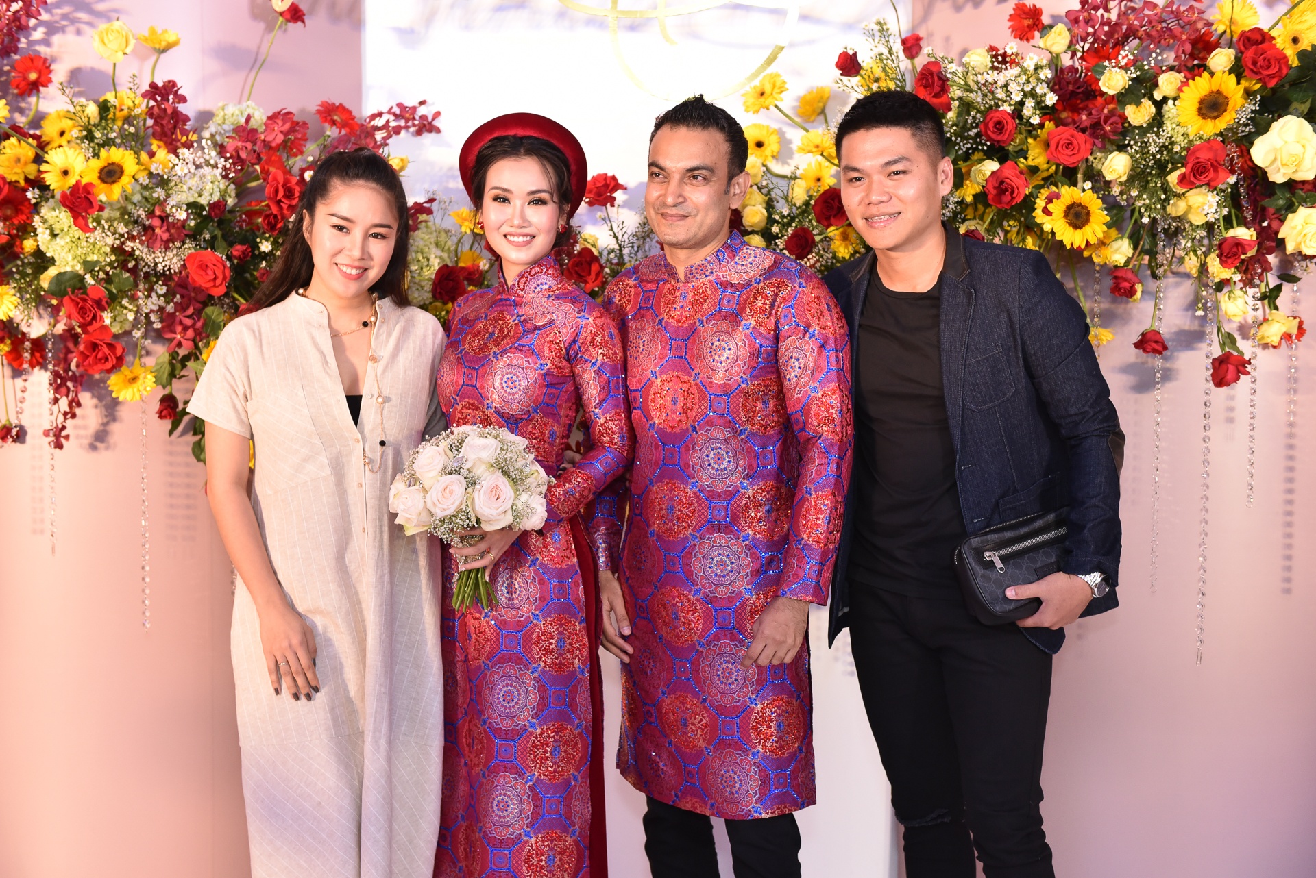 Dam cuoi Vo Ha Tram va chong An Do anh 6