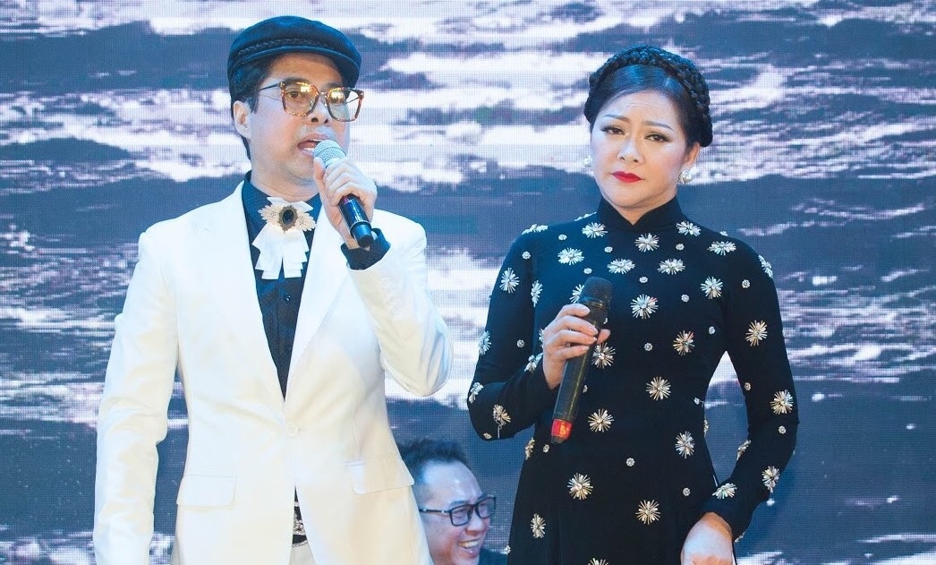 Nhu Quynh, Ngoc Son tra loi ve tin don dam cuoi tren san khau hinh anh