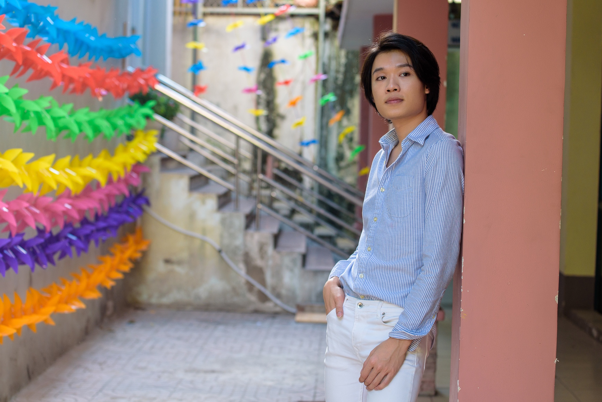 Quang Trung từ nhút nhát trở thành diễn viên hài ảnh 2 Quang Trung tu nhut nhat tro thanh dien vien hai anh 2