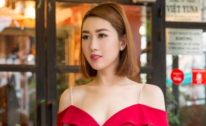 Dien vien Thuy Ngan: 'Ai yeu toi bay gio la nguoi may man' hinh anh