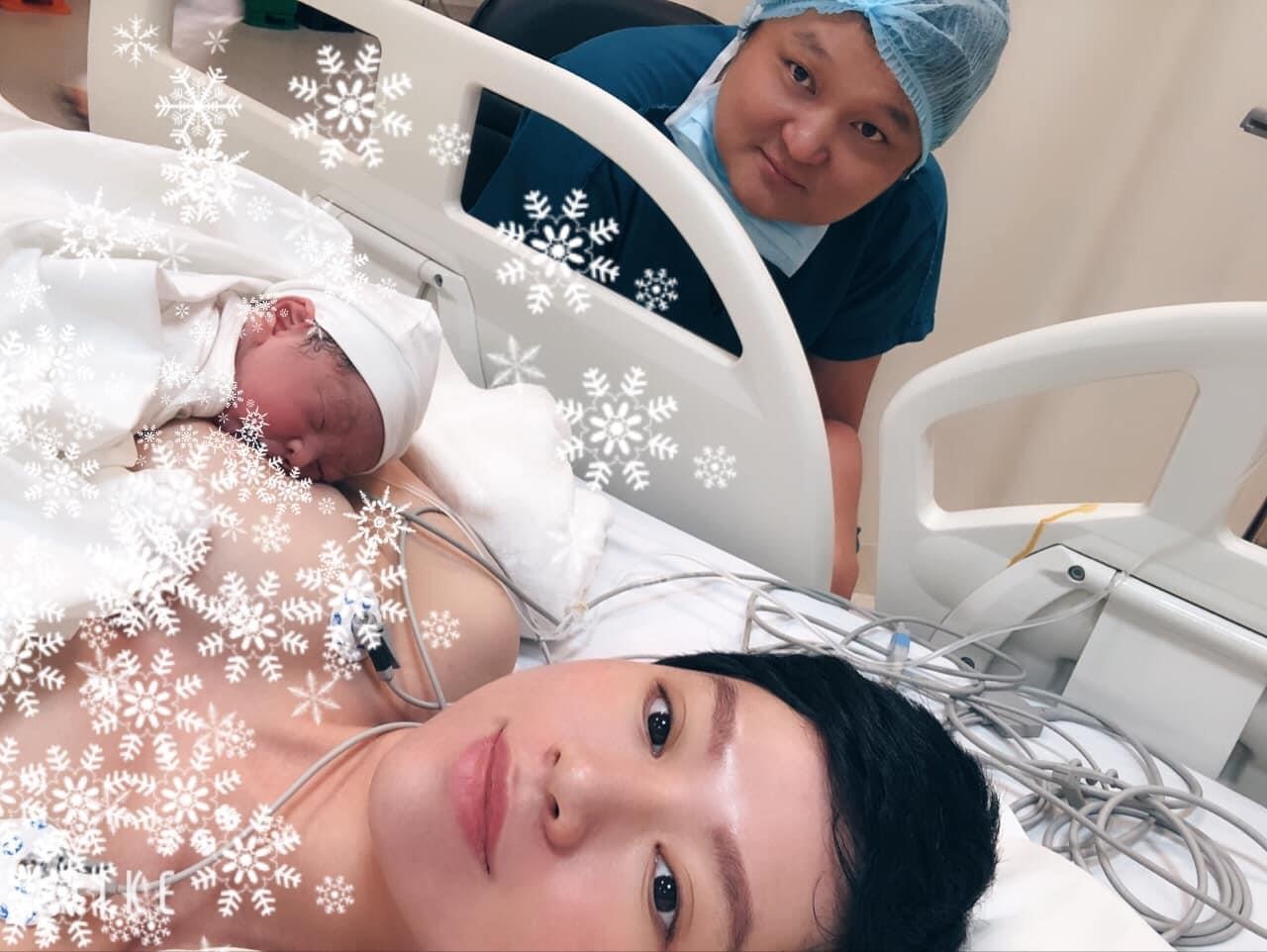 Trà My sinh con trai lần hai ảnh 1 Tra My sinh con trai lan hai anh 1