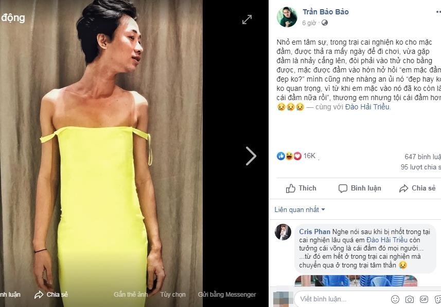 Hải Triều gầy trơ xương ảnh 1 Hai Trieu gay tro xuong anh 1