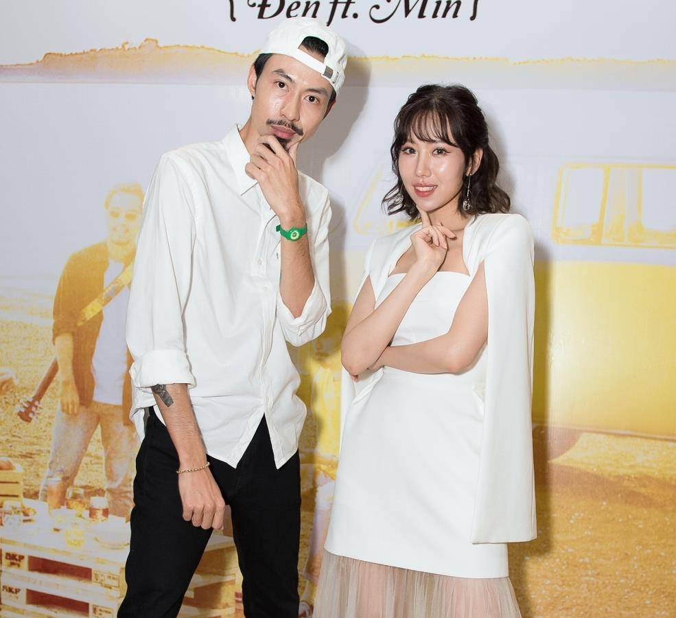 Rapper Den lan dau hop tac voi Min anh 1