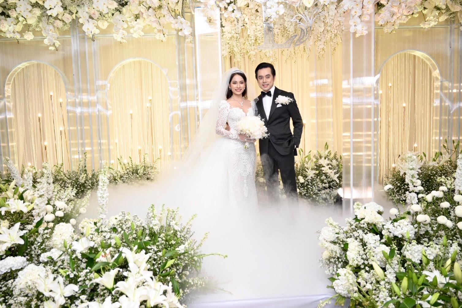 Le cuoi Duong Khac Linh va Sara Luu anh 1