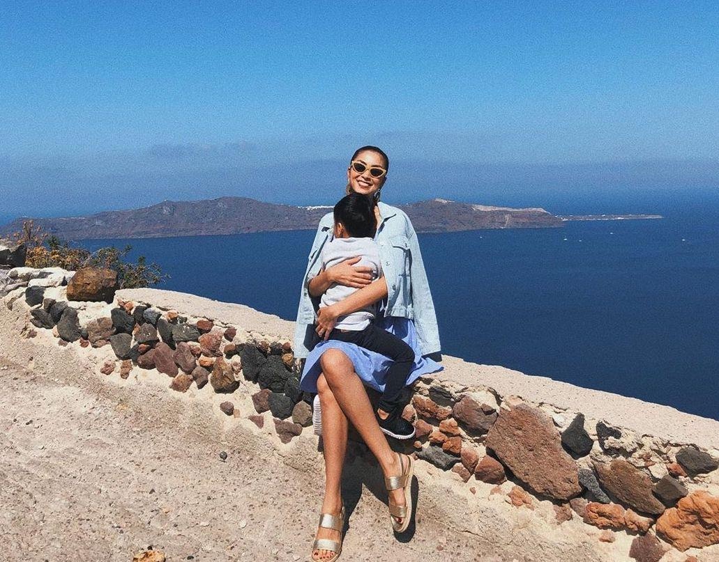 Tang Thanh Ha di du lich cung gia dinh anh 2