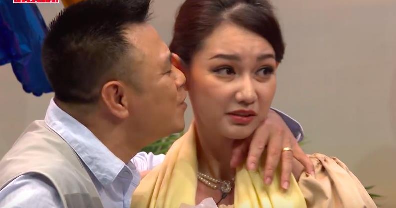 Quynh Chi 'dung hinh' khi NSND Tu Long hon bat ngo o On gioi hinh anh