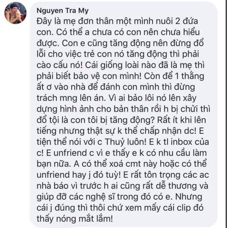 Tra My idol tuyen bo huy ket ban voi Thu Thuy anh 2