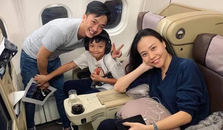 Cuong Do La, Dam Thu Trang dua Subeo di du lich sau dam cuoi hinh anh