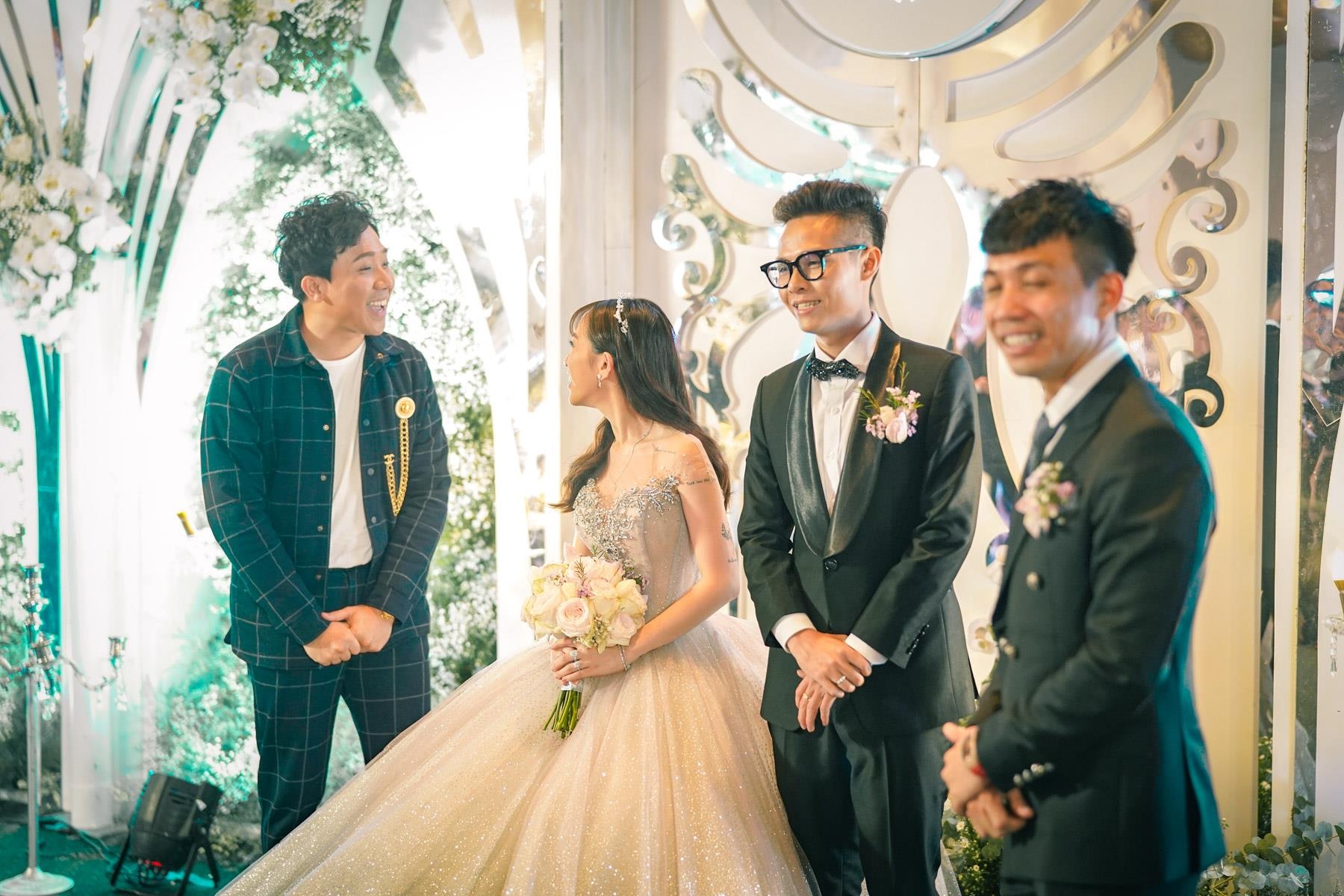 Tran Thanh du tiec cuoi con gai Minh Nhua anh 2