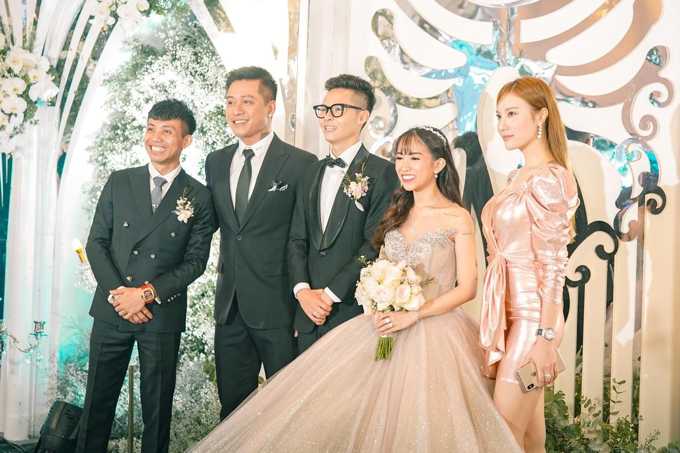 Tran Thanh du tiec cuoi con gai Minh Nhua anh 5