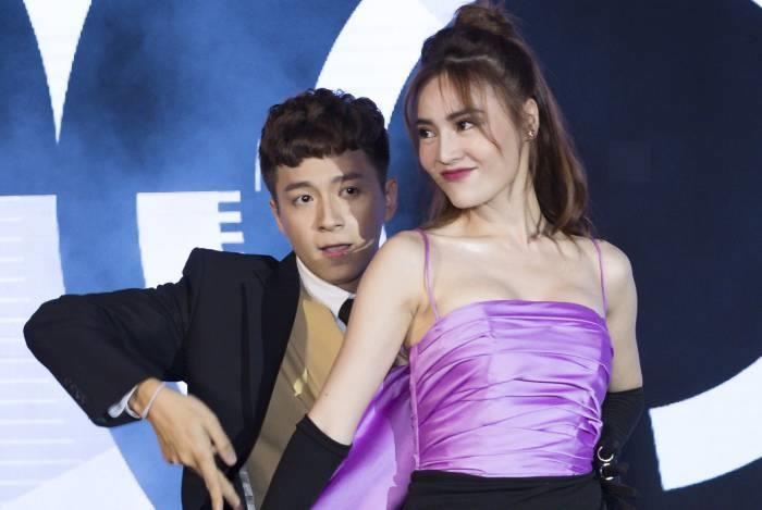 Lan Ngoc tro tai hat, nhay ben Ngo Kien Huy hinh anh