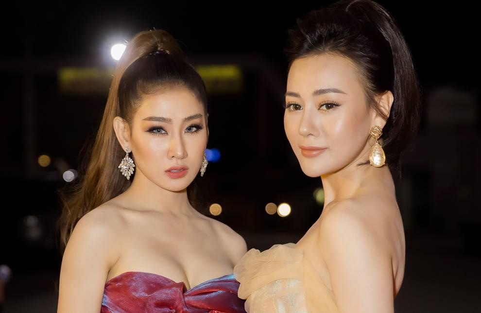 Truong Ngoc Anh, Phuong Oanh va dan sao mac goi cam tren tham do hinh anh