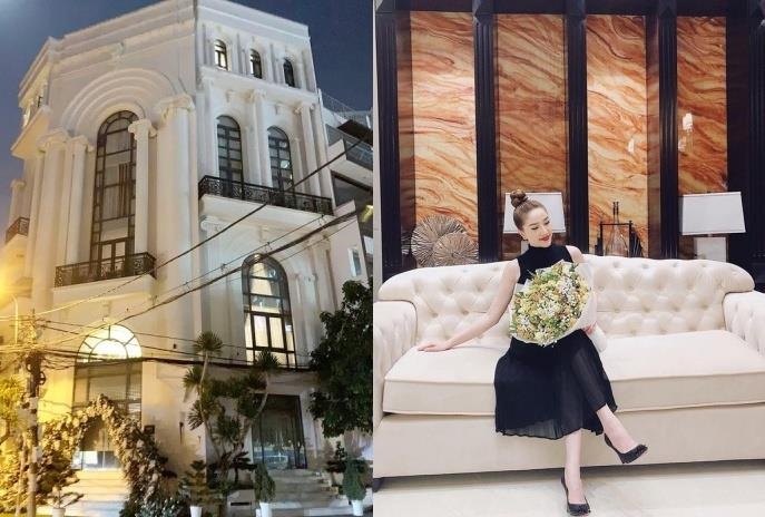 Ben trong biet thu xa hoa cua gia dinh Bao Thy hinh anh